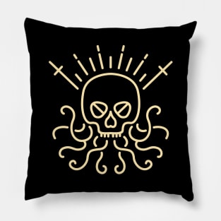 Skull Line 1 Pillow