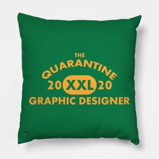 Graphic Designer Quarantine Pillow