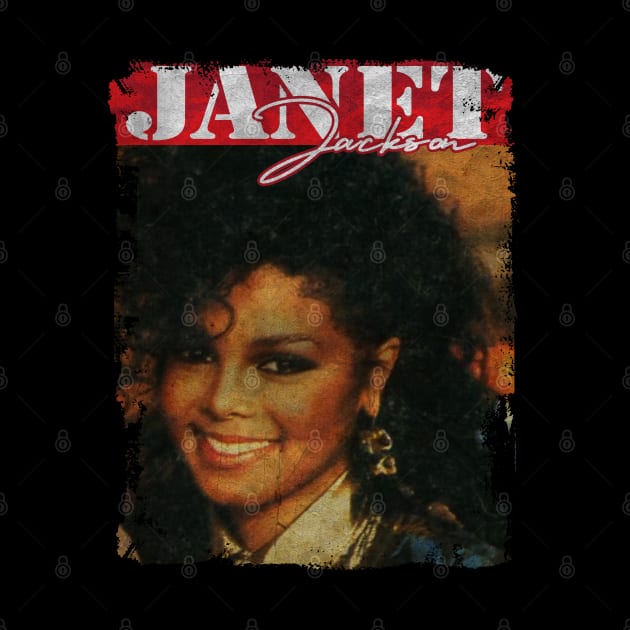 TEXTURE ART- JANET JACKSON 80S by ZiziVintage