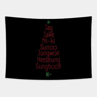 Christmas Tree Enhypen Tapestry