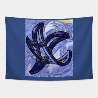 Dancing Inter-dimensional Star Skippity Too Tapestry