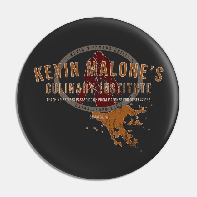 Kevin Malone's Culinary Institute Pin by Hallowscream