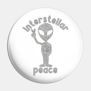 Interstellar Peace Pin