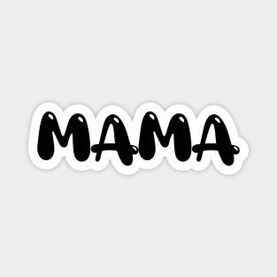 Mama Bubble Letters Magnet