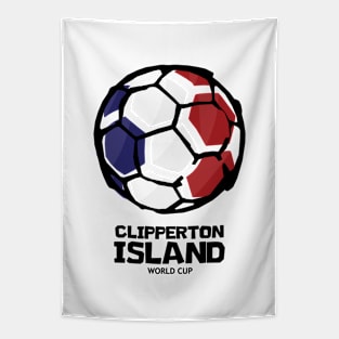 Clipperton Island Football Country Flag Tapestry