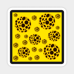 polka dot pop art infinity pattern Magnet