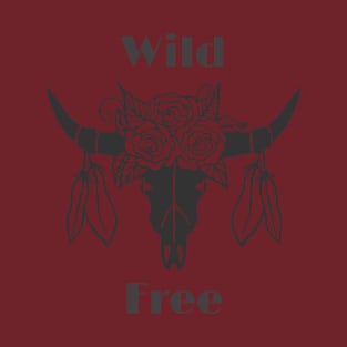 Wild Free Skull T-Shirt