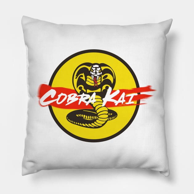 cobra kai  logo Pillow by iniandre