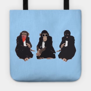 3 not so wise monkeys - Tote