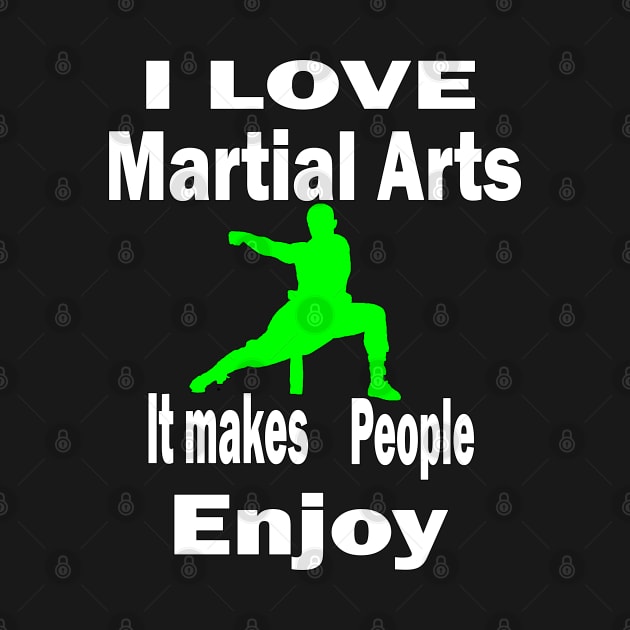 I love Martial arts, It makes people enjoy by Emma-shopping