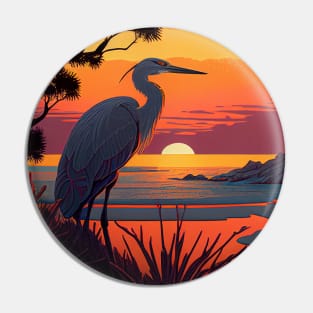 Heron Bay Nights Pin