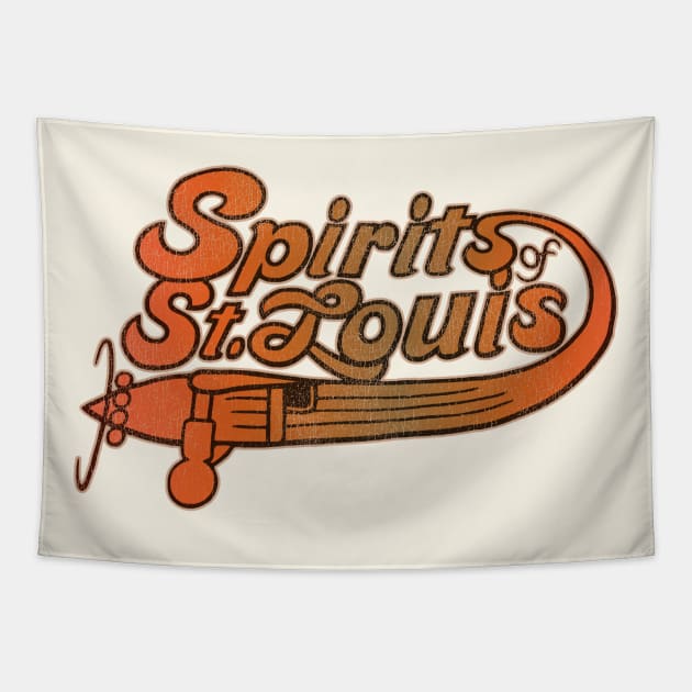Retro Defunct Spirits of St Louis Basketball Tapestry by darklordpug