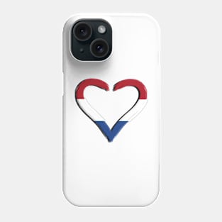 i love Nedherlands / ik hou van Nederland themed graphic design Phone Case