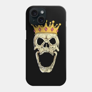 King Skull Laugh Phone Case