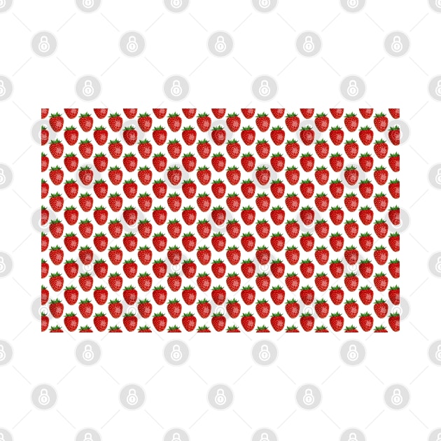 Geometric Strawberry Pattern by EarlGreyTees