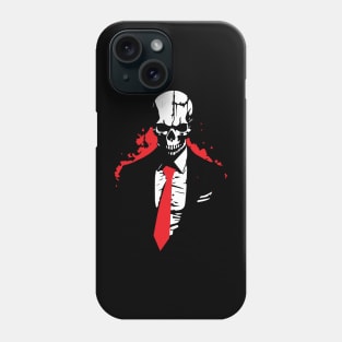 Businessman Skeleton in Suit Phone Case