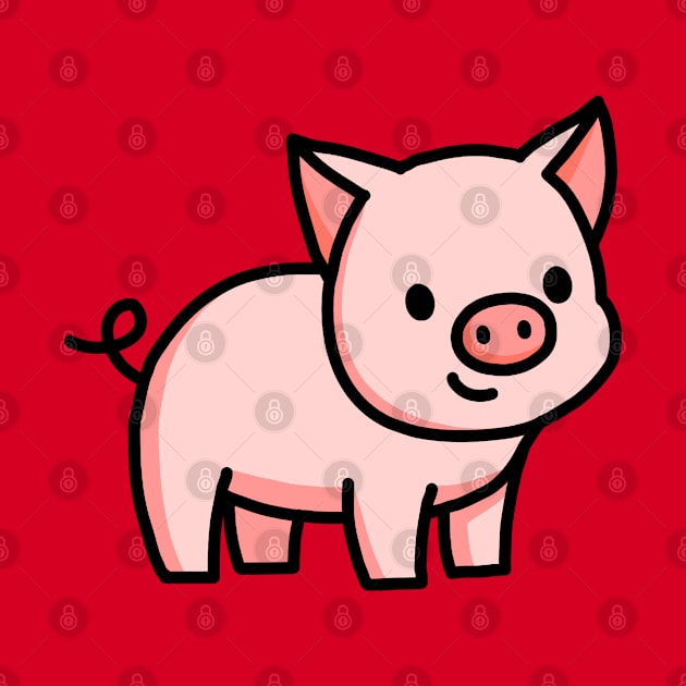 Pig by littlemandyart