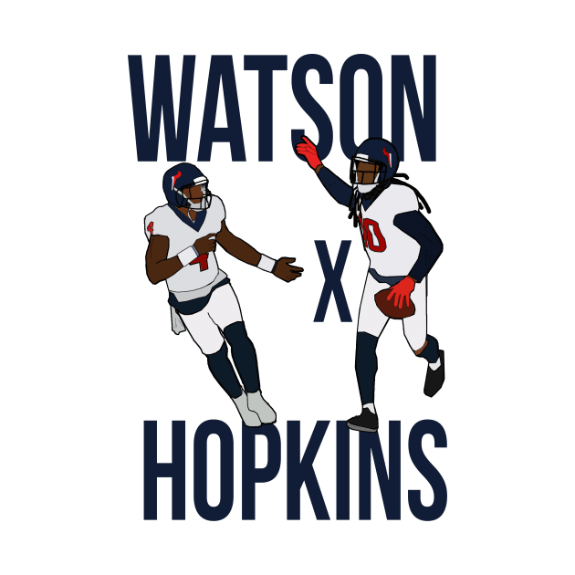 Deshaun Watson and DeAndre Hopkins 'Watson x Hopkins' - Houston Texans by xavierjfong