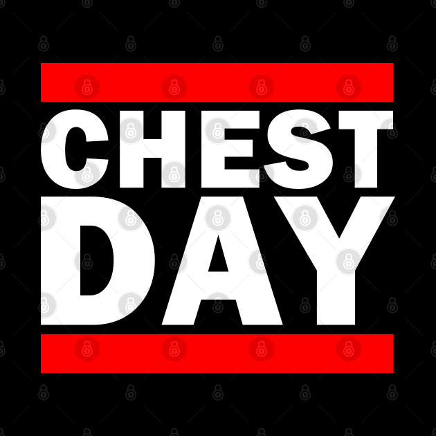 Chest Day Gym Parody Shirt (For Dark Colors) by Lord Teesus