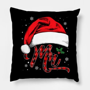 Mr And Mr Santa Hat Christmas Couples Matching Pajamas Xmas Pillow