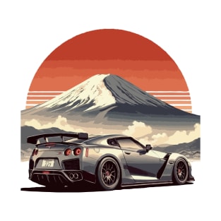 Car Lover Japan Fuji Mountain T-Shirt