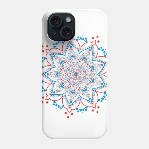 Henna Mandala Phone Case by Cutthroatdesigns