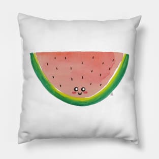WaterColorMelon - A Cute Watermelon Slice Pillow