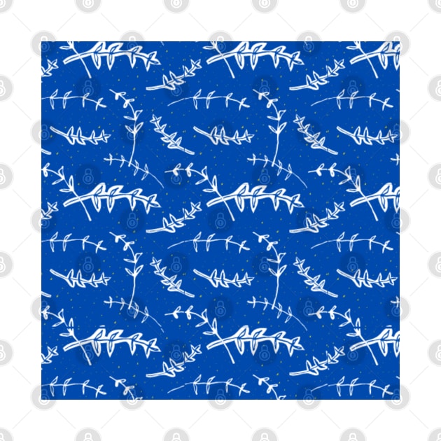 Botanical-Pattern, set, blue, white 1, botanic, nature, botanical, floral, flowers, floral-pattern, leaves, plants, minimalist, garden, jungle, leaf, exotic, tropical, flower, boho, cacti, succulent, digital, graphic-design, pattern, by DREAMBIGSHIRTS