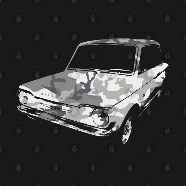 Hillman Imp classic car urban camo by soitwouldseem