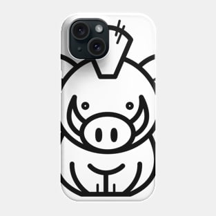 Traditional pig Phone Case