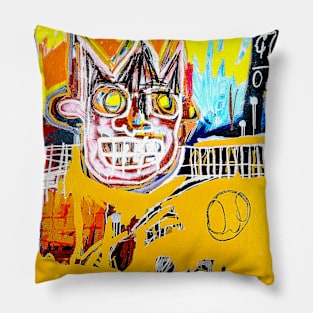 Orange Sports Pillow