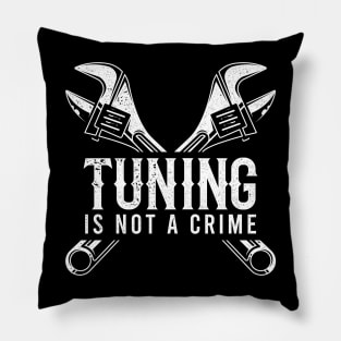 Tuning Is Not A Crime Tuning Christmas Gift Pillow