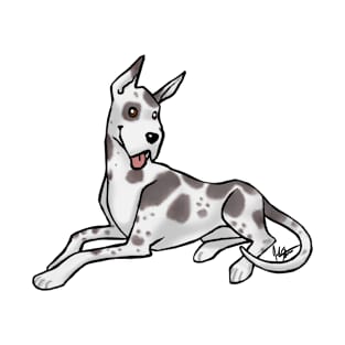 Dog - Great Dane - Harlequin T-Shirt