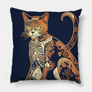 Cat tattoo Pillow