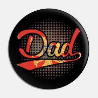 Montenegrin Dad - Gift for Montenegrin From Montenegro Pin