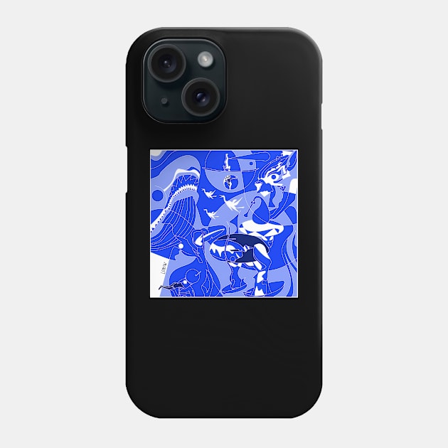 garden of the monsters in death parade ecopop Phone Case by jorge_lebeau