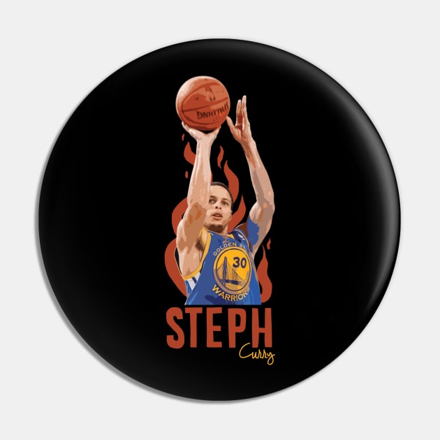 Steph Curry 3 points Pin by nikalassjanovic