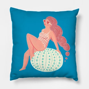 She Sells Seashells Pillow