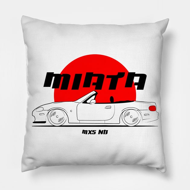 Miata JDM NB Pillow by GoldenTuners