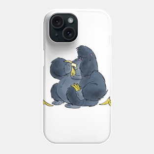 Ape eating his feelings Phone Case