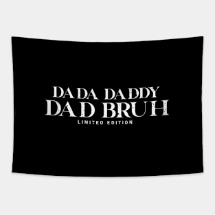 Dada Daddy Dad Bruh Retro Vintage Funny 2023 Fathers Day Tapestry