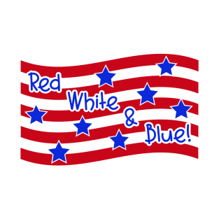 Red White and Blue Patriotic T-Shirt