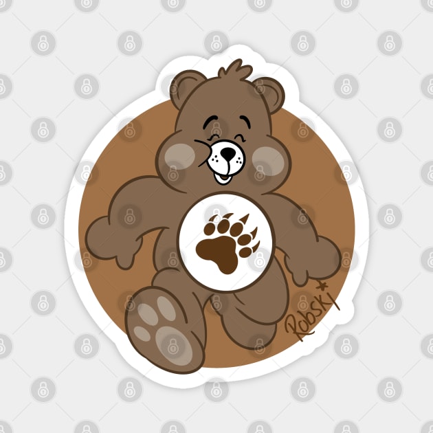 Queer Bearz - Growler brown bear Magnet by RobskiArt