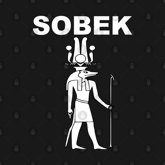 Sobek Ancient Egyptian God by AgemaApparel