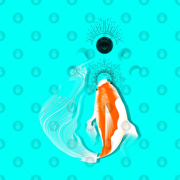 Koi fish 5 by Miruna Mares