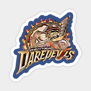 Denver Daredevils Roller Hockey Magnet