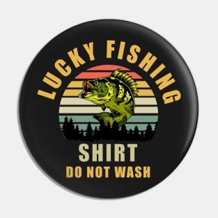 Lucky Fishing Short Do Not Wash Pin