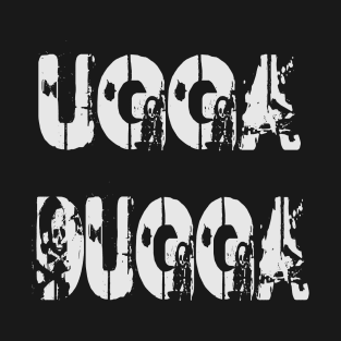 Ugga dugga skull lettering T-Shirt