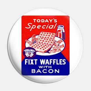 Vintage Waffles and Bacon Pin