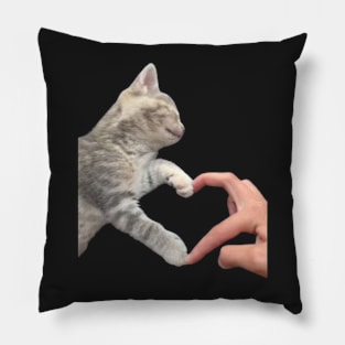 Kitty heart Pillow